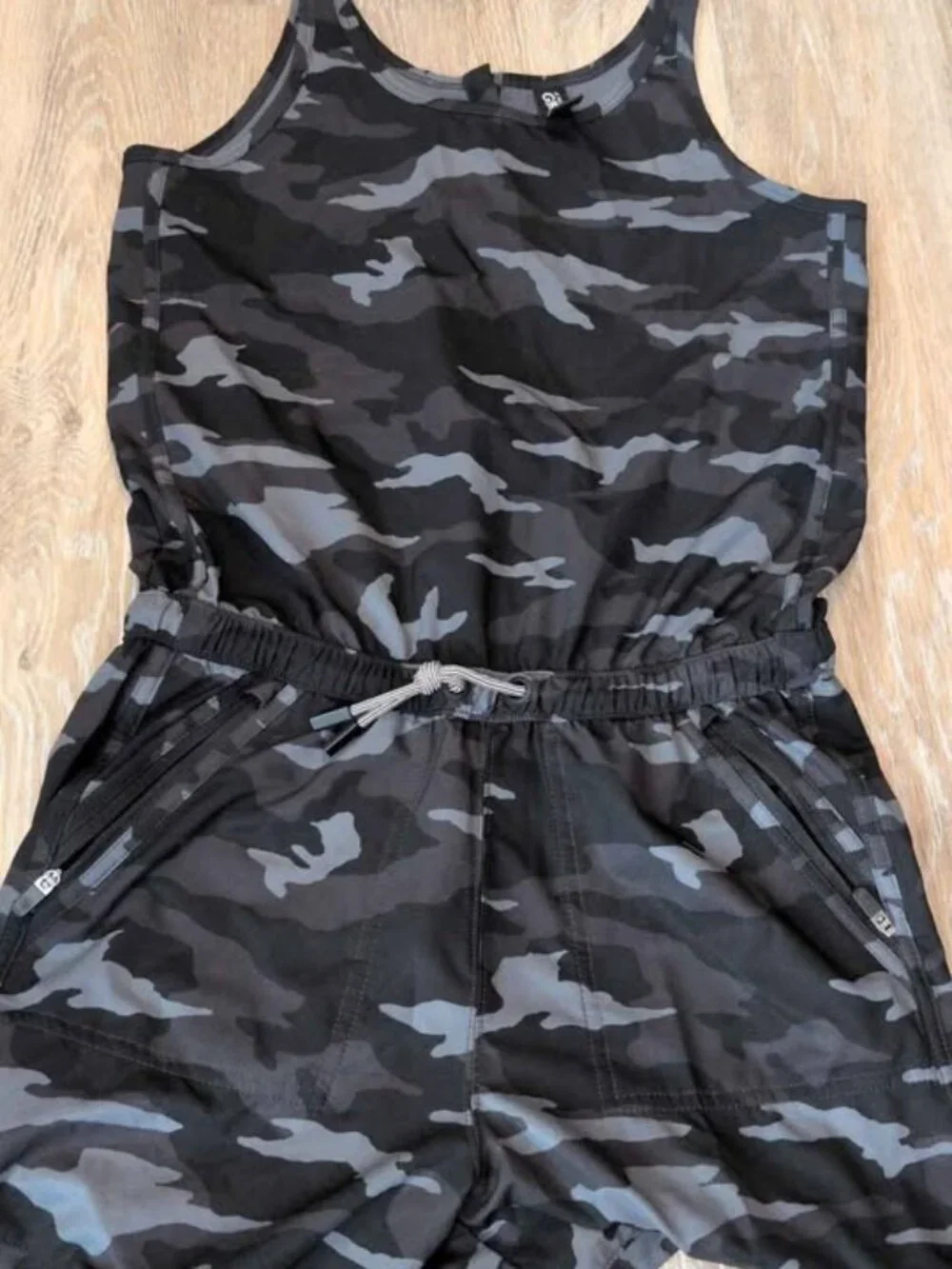 Athleta Girl Camo Romper XXL/16